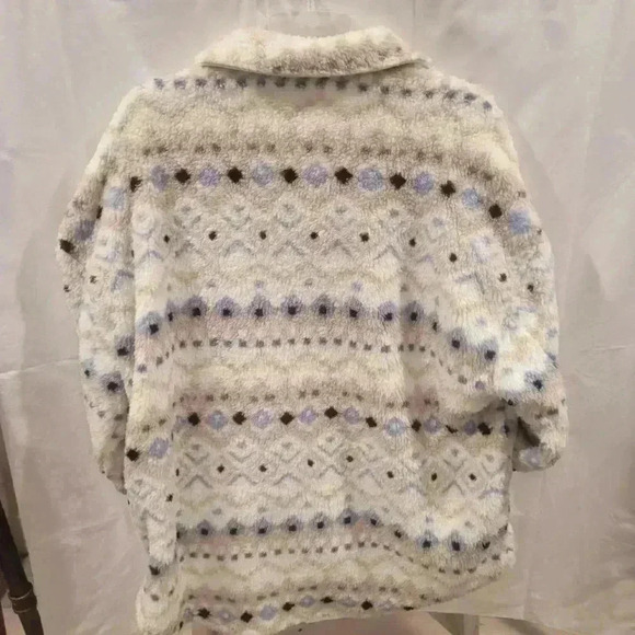 Cozy Arizona Jean Sherpa Jacket Size Large Aztec - Picture 2 of 7